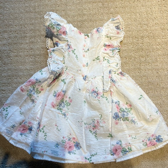 Catherine Malandrino Spring Flutter Sleeve Floral Cotton Dress 18 months - Picture 8 of 8